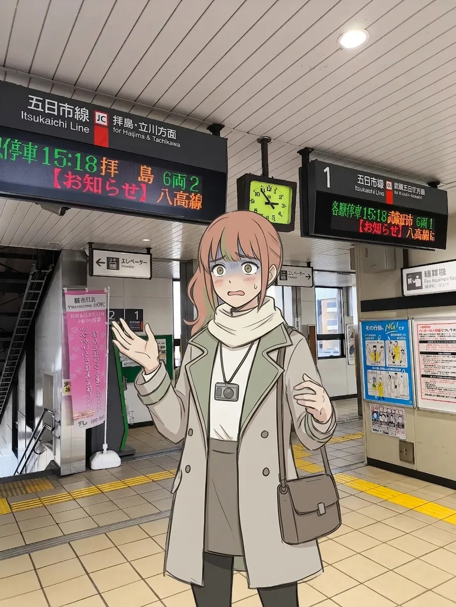 アルバムに保存された別の合成後写真